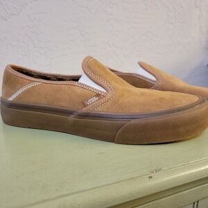 Vans Women's Brown Slip-On Sneakers
